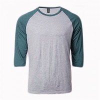 SKT018 MY-PrintLF Design Men's and Women's Long Sleeve T-shirts Custom-made Long Sleeve Round Neck T-shirts Contrast T-shirts Manufacturer side view